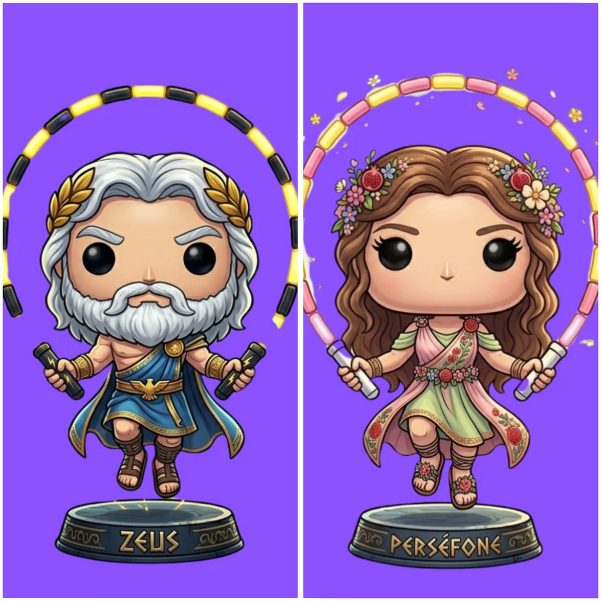 PACK DE 2 CUERDAS: ZEUS + PERSÉFONE