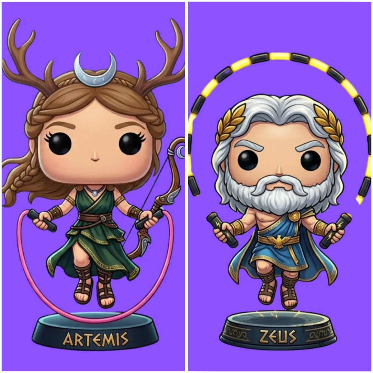 PACK DE DOS CUERDAS: ÁRTEMIS + ZEUS